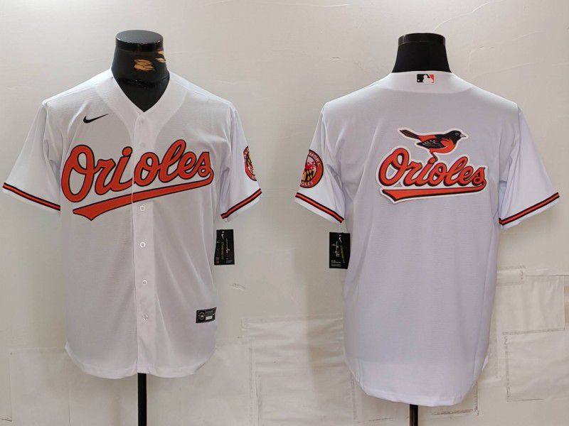 Men Baltimore Orioles Blank White Game 2024 Nike MLB Jersey style 3->baltimore orioles->MLB Jersey